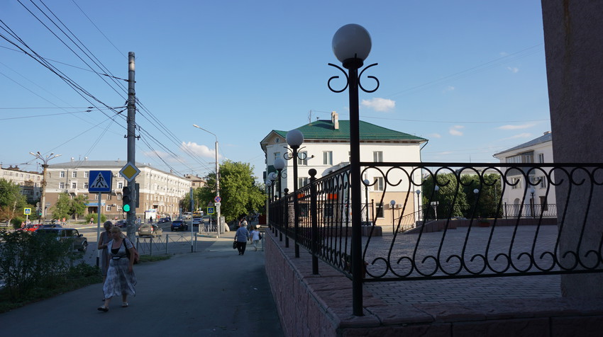 На проспекте Ленина.