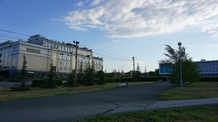 Центр города.