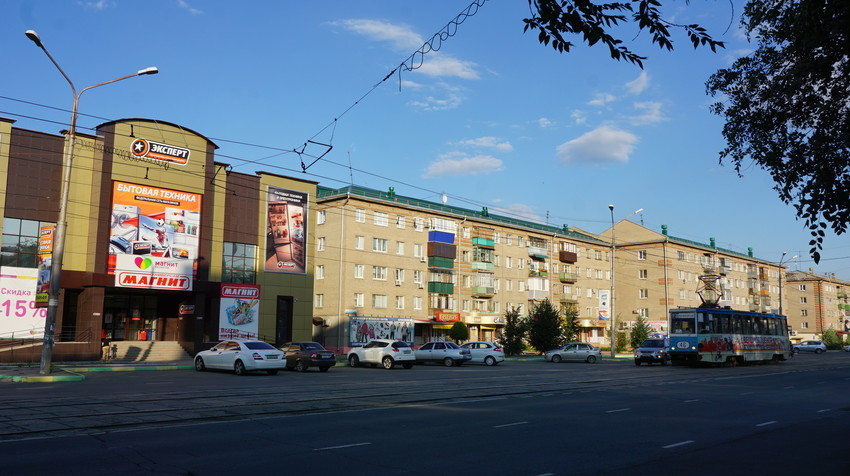 На проспекте Ленина.