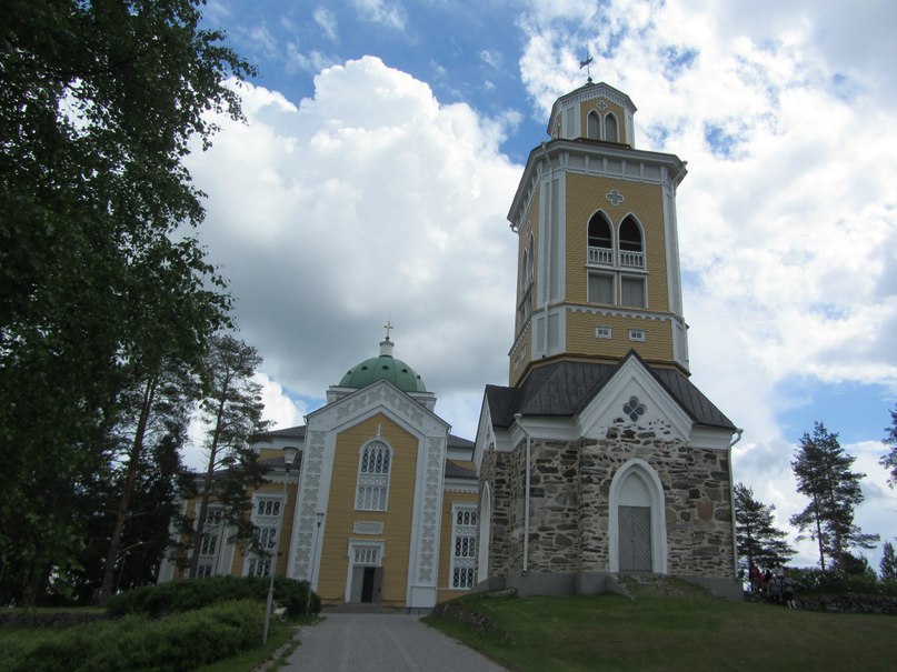 Керимяки. Старинная деревянная церковь