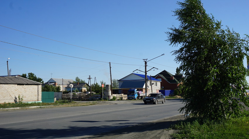 На улице Краснознамённой.