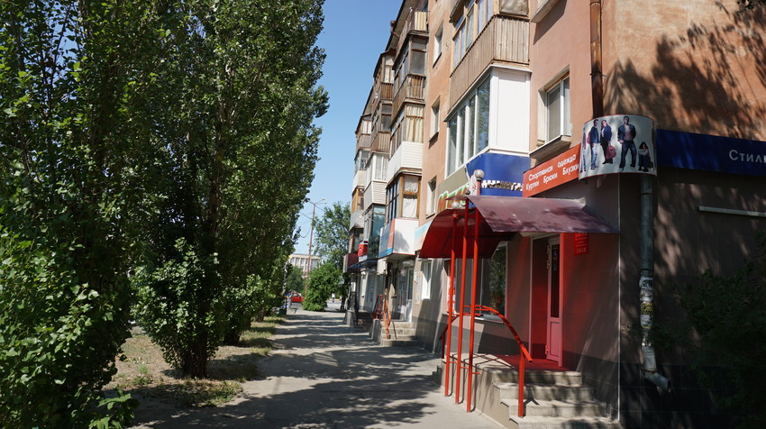 На Советской.