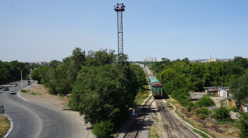Вид с моста.