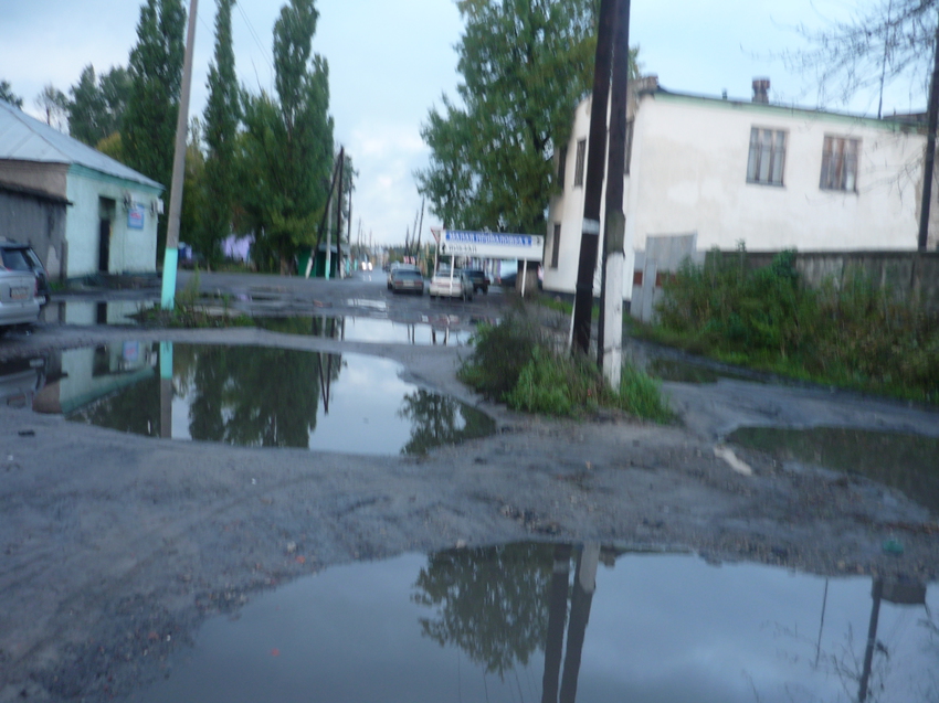 2013 г.Дороги в Краснолесном после дождя