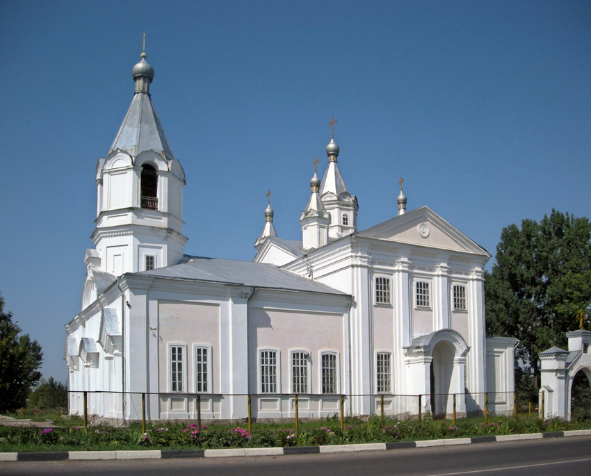 Ильинский храм в селе Заолешенка