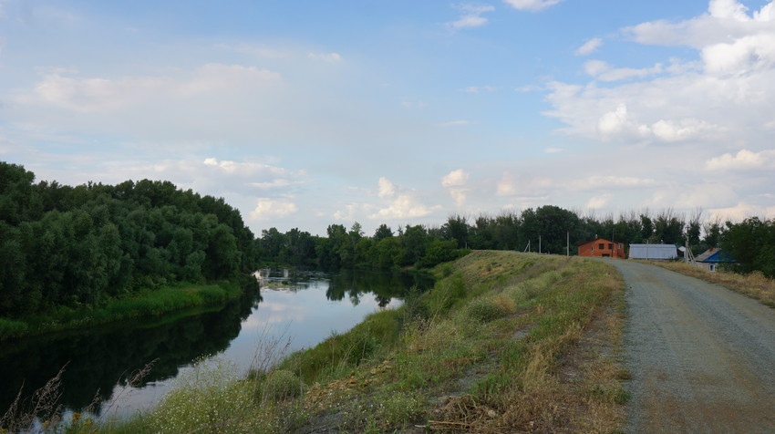 Защитная дамба от наводнений.