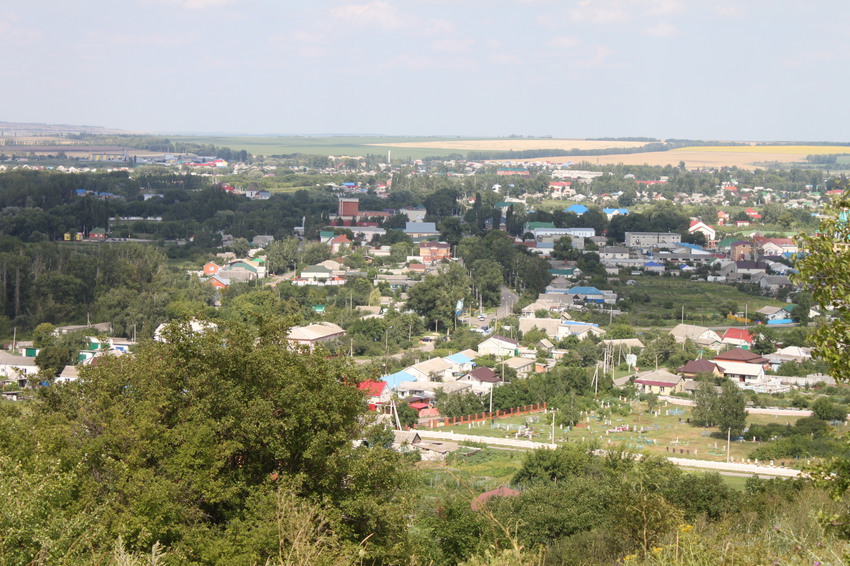 Ровеньки. Вид на посёлок с горы Лысой.