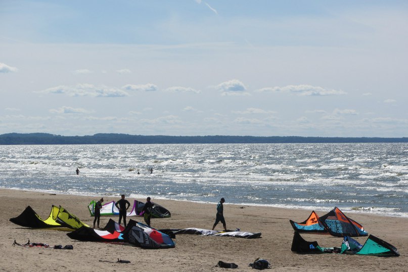 Усть-Нарва, берег пляжа
