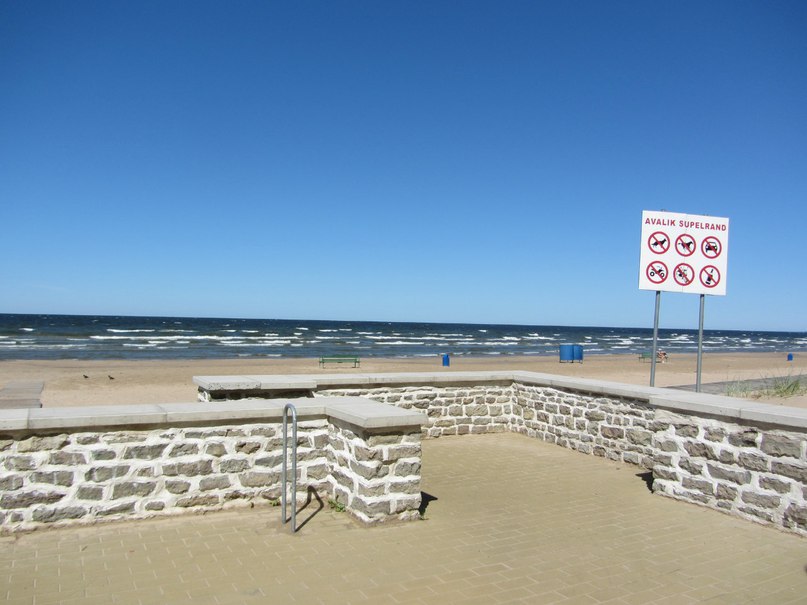 Усть-Нарва, пляжная зона финского залива