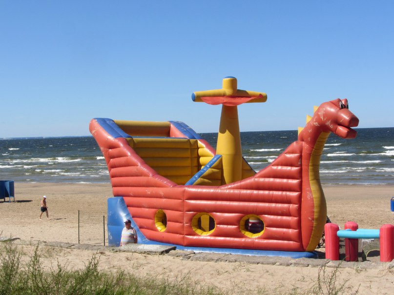 Усть-Нарва, на пляже