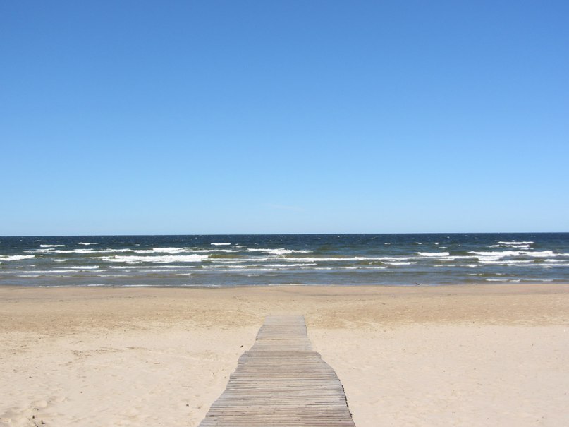 Усть-Нарва, пляж