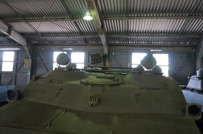 Павильон: Советские лёгкие танки и БМД, техника ВДВ