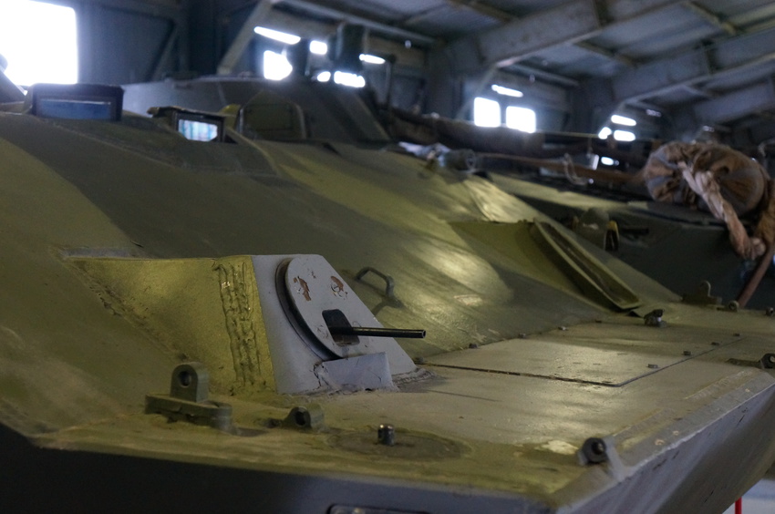 Павильон: Советские лёгкие танки и БМД, техника ВДВ