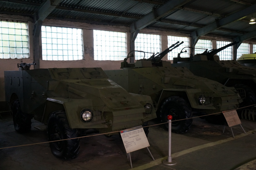 Павильон: Отечественные бронеавтомобили, БТР и БМП