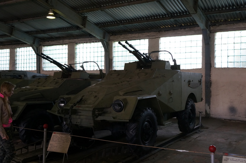 Павильон: Отечественные бронеавтомобили, БТР и БМП