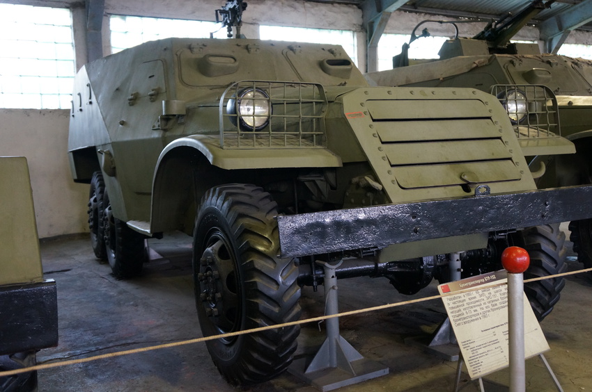 Павильон: Отечественные бронеавтомобили, БТР и БМП
