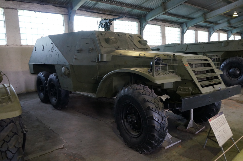 Павильон: Отечественные бронеавтомобили, БТР и БМП