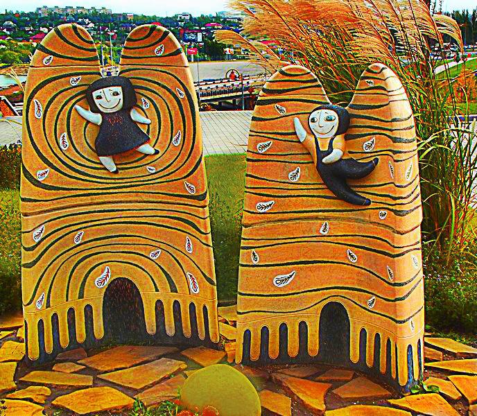 Парковые скульптуры Донецка