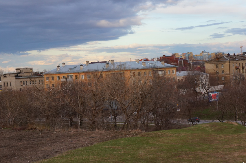 Рязань с крепостного вала