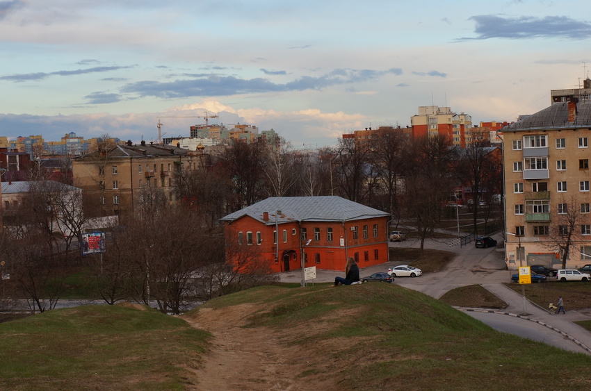 Рязань с крепостного вала