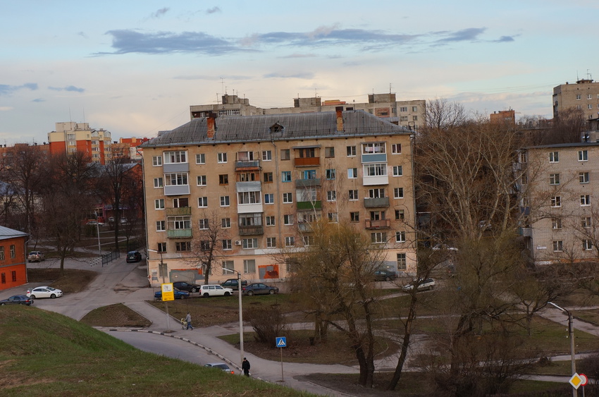 Рязань с крепостного вала