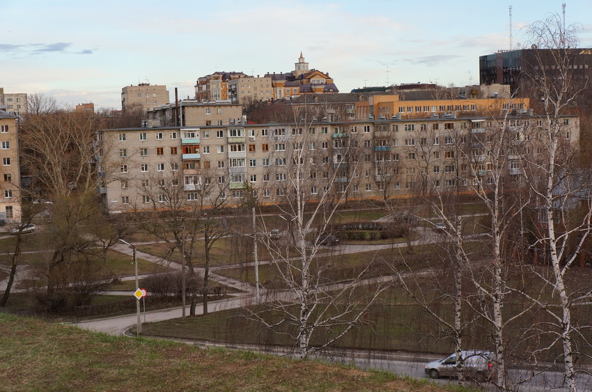 Рязань с крепостного вала