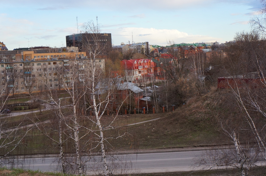 Рязань с крепостного вала