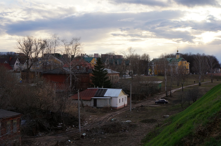 Рязань с крепостного вала