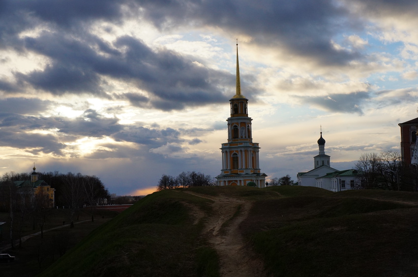 Рязань с крепостного вала