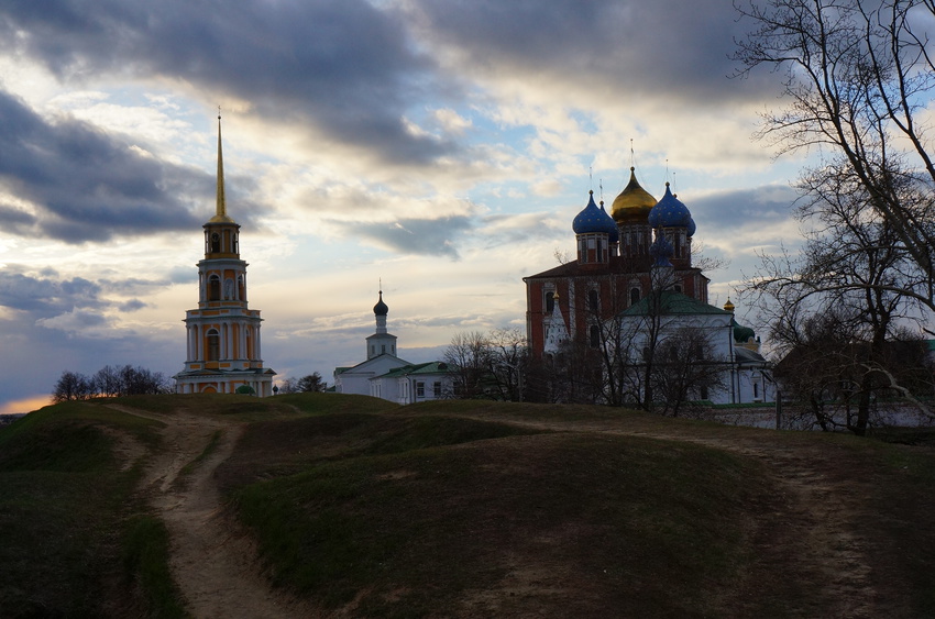 Рязань с крепостного вала