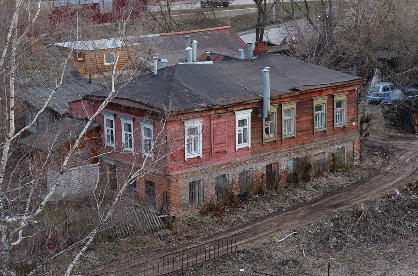 Рязань с крепостного вала