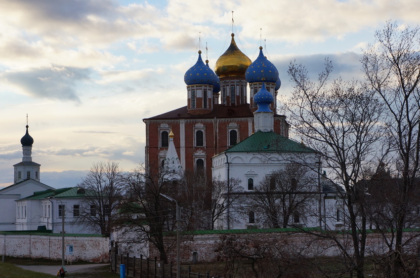 Рязань с крепостного вала