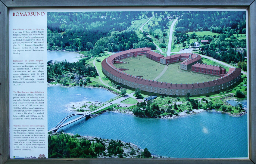 Схема крепости Бомарсунд