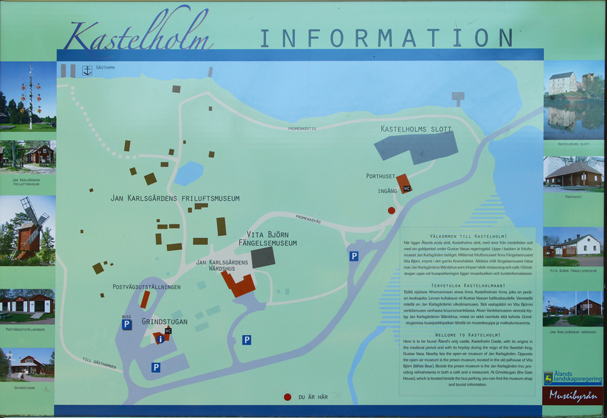 Карта деревни Кастельхольм