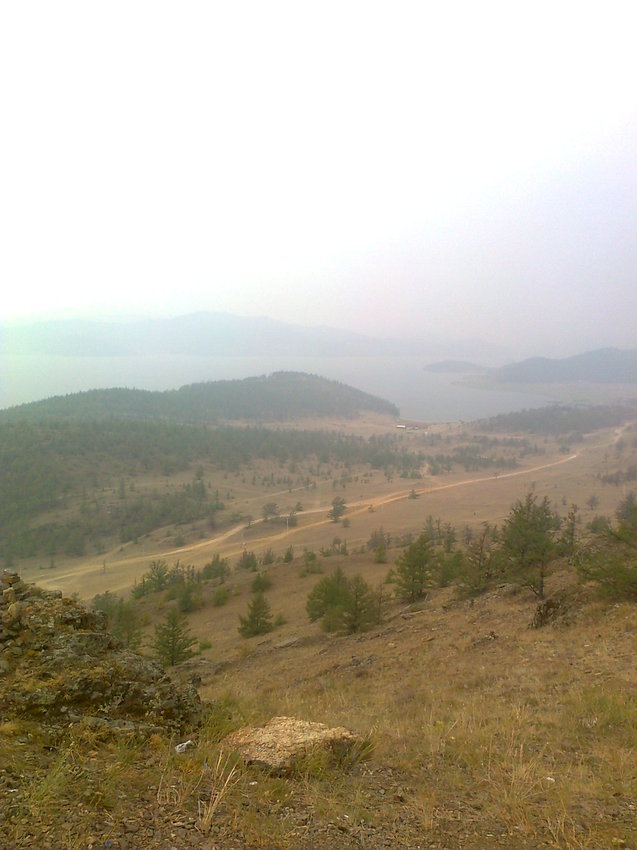 Вид с горы Нуга на залив Мухор