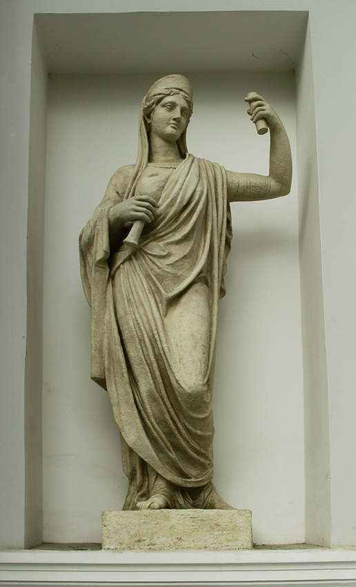 Скульптура Афины на Кухонном корпусе