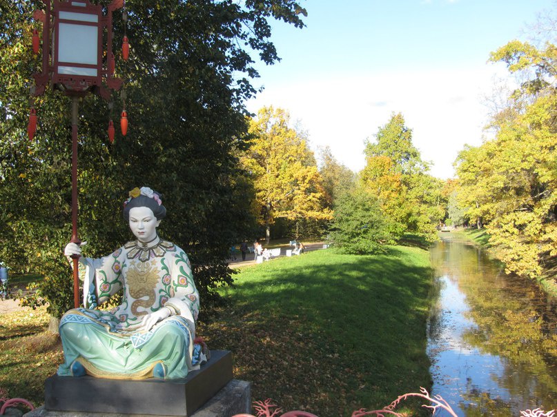 Александровский парк . Большой китайский мост