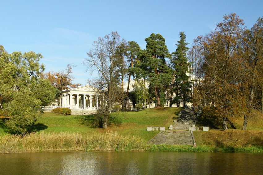 Вид на Павловский дворец
