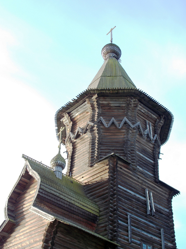 Деревянная Успенская церковь в Кондопоге (14 октября 1912)