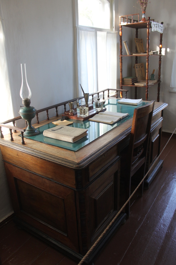 Вешенская. Экспозиция Дома-музея М.Шолохова.