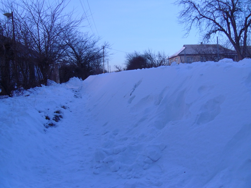 Зимові замети,1 лютого 2014 р,куток Масликівка