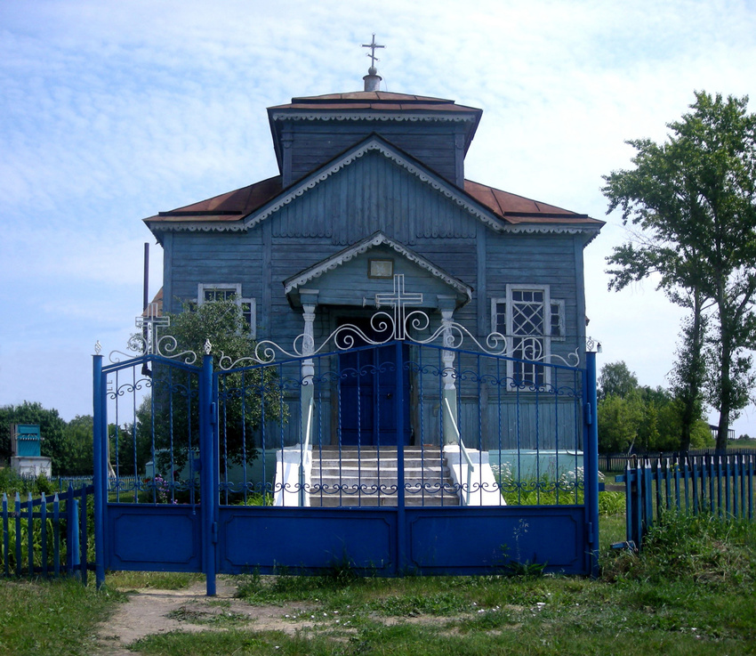 Успенский храм до ремонта в селе Соколовка