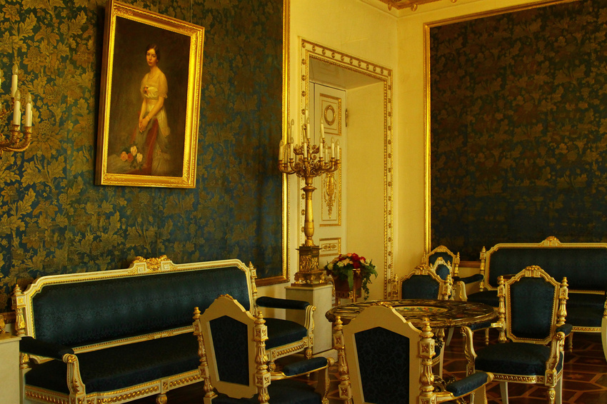 Юсуповский дворец. Синяя гостиная.