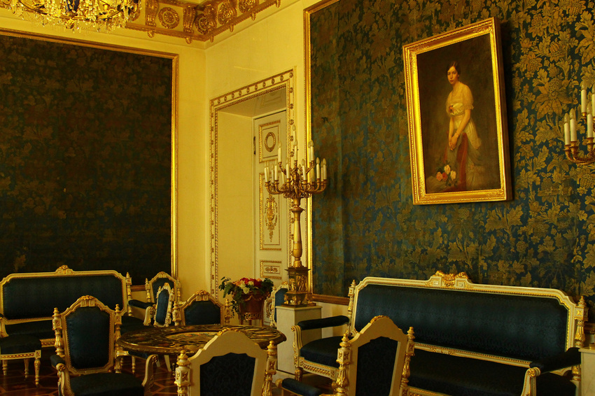 Юсуповский дворец. Синяя гостиная.