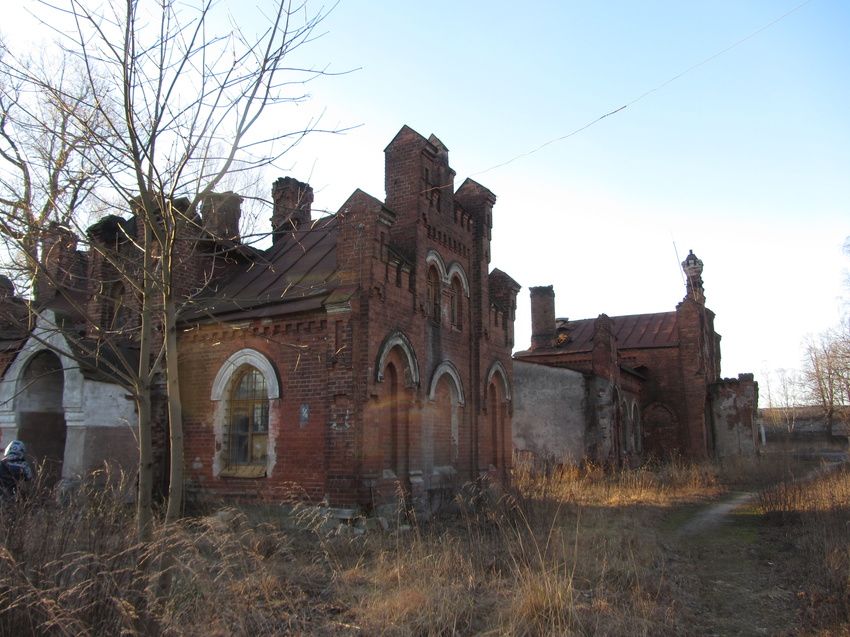 Стрельна, руины Орловского дворца