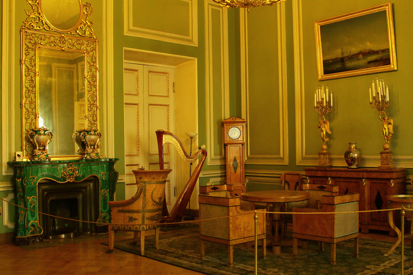 Юсуповский дворец. Зеленая гостиная.