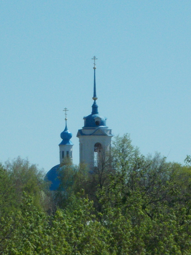 Благовещения церковь. Вид со стены Зарайского кремля.