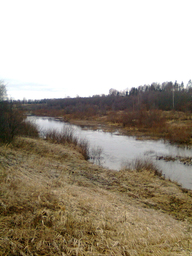 Река Ухра напротив деревни Козлово,в прошлом Пошехонского уезда.