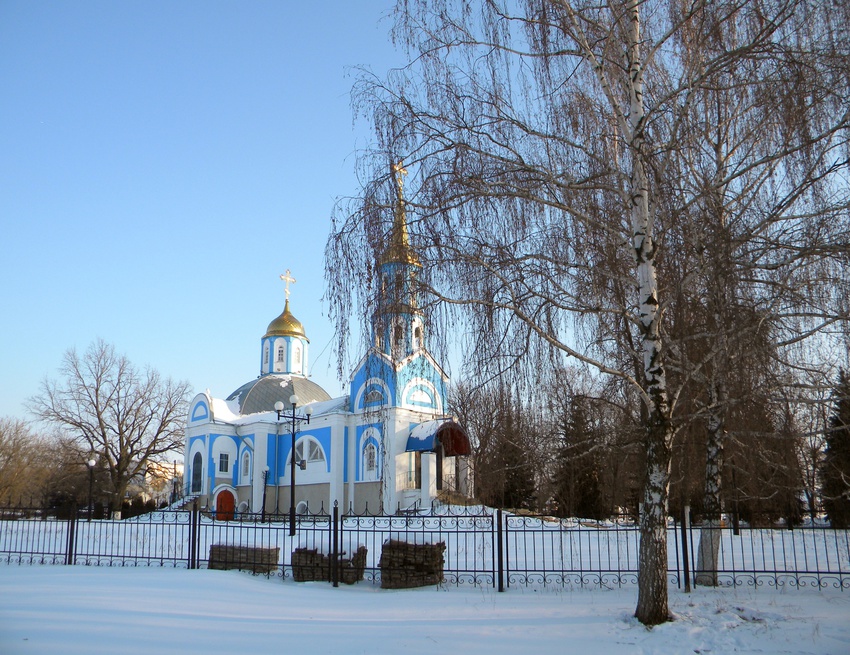 Знаменский храм в селе Бессоновка