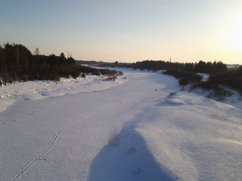 р.Вохма. Вид с Гробовского моста